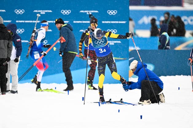 ANTERSELVA, ITALY 20260217 Sweden s Sebastian Samuelsson prepares for the final leg of the men s biathlon relay, 4x7.5km, in Anterselva during the Winter Olympics in Milan Cortina, Italy. *** The image is included in the SPORTS PACKAGE. For others PAYMENT IMAGE *** ANTERSELVA ITALY x10050x *** ANTERSELVA, ITALY 20260217 Sweden s Sebastian Samuelsson prepares for the final leg of the men s biathlon relay, 4x7 5km, in Anterselva during the Winter Olympics in Milan Cortina, Italy The image is included in the SPORTS PACKAGE For others PAYMENT IMAGE ANTERSELVA ITALY x10050x  Copyright: xPontusxLundahl TTx 2026 OLYMPICS MEN S BI-SHOOTING RELAY