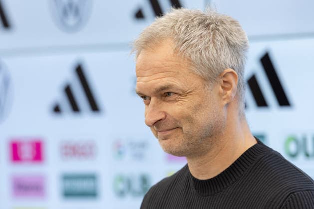 Squad announcement Womens national team National coach Christian Wück Press conference to announce the womens national team squad for the international matches against Slovenia and Norway February 17, 2026 at the DFB Campus in Frankfurt am Main , Frankfurt am Main Hessen Germany DFB Campus