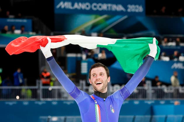 Milano Cortina 2026, speed skating, men, team pursuit, Olympic champion Italy