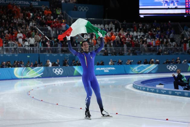 Italy during the Olympic Winter games, Winterspiele,Spiele, Summer games Milano-Cortina 2026, Speed skating, Eisschnelllauf Men s Team Pursuit Finals on february 17, 2026 at Milano Speed Skating Stadium in Milan, Italy  Copyright: xFabrizioxCarabelli IPAxSportx xipa-agency.netx xx IPA_71647324 IPA_Agency_IPA71647324
