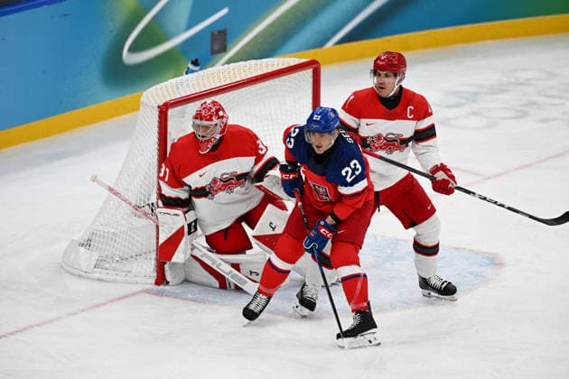 Winter Olympics - Ice hockey, Eishockey Men Czechia vs Denmark - Qualification Play-off Lukas Sedlak (23) of Czechia during Ice Hockey Men Czechia vs Denmark - Qualification Play-off on day eleven of the Milano Cortina 2026 Winter Olympic Games, Olympische Spiele, Olympia, OS on February 17, 2026 in Milan, Italy. Photo by JMP ABACAPRESS.COM Milan Italy  Copyright: xJMP ABACAx
