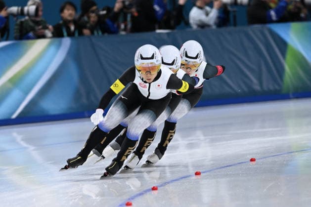 GIOCHI OLIMPICI - Olimpiadi Invernali Milano-Cortina 2026 - Speed skating, Eisschnelllauf Women s Team Pursuit - Final B JAPAN during Speed Skating Women s Team Pursuit - Final B, Olympic Winter games, Winterspiele,Spiele, Summer games Milano-Cortina 2026 in Cortina dâ??Ampezzo, Italy, February 17 2026 Cortina D Ampezzo Italy  Copyright: xIPAxSport ABACAx