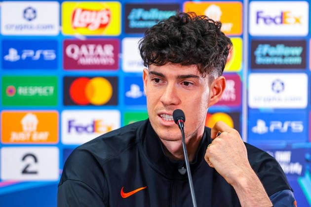 Press conference with Inter Bodo 20260217 Alessandro Bastoni during a press conference with Inter at Aspmyra before the Champions League football match against Bodo Glimt Photo Thomas Andersen NTB Bodo Norway EDITORIAL USE ONLY RESTRICTED USE FOR BETTING COMPANIES  Copyright: xThomasxAndersenx xNTBx