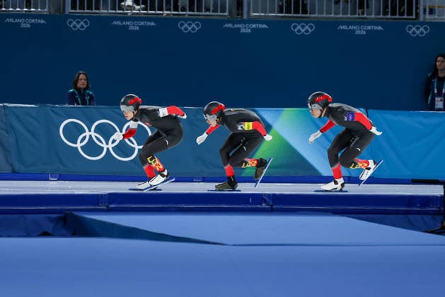 China during the Olympic Winter games, Winterspiele,Spiele, Summer games Milano-Cortina 2026, Speed skating, Eisschnelllauf Men s Team Pursuit Finals on february 17, 2026 at Milano Speed Skating Stadium in Milan, Italy  Copyright: xFabrizioxCarabelli IPAxSportx xipa-agency.netx xx IPA_71648666 IPA_Agency_IPA71648666