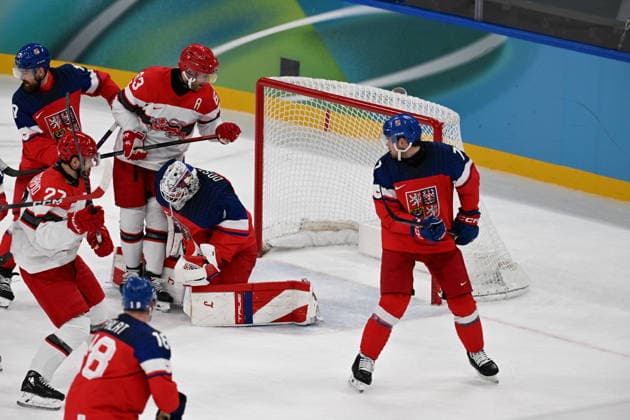 Winter Olympics - Ice hockey, Eishockey Men Czechia vs Denmark - Qualification Play-off Match Ice Hockey Men Czechia vs Denmark - Qualification Play-off on day eleven of the Milano Cortina 2026 Winter Olympic Games, Olympische Spiele, Olympia, OS on February 17, 2026 in Milan, Italy. Photo by JMP ABACAPRESS.COM Milan Italy  Copyright: xJMP ABACAx
