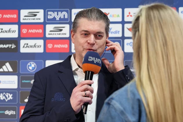 Klaus Perwas Skyliners Frankfurt, Head Coach at the pre-match interview, GER, FC Bayern Basketball vs Skyliners Frankfurt, Basketball, easycredit Basketball Bundesliga, 21 Matchday, Season 2025 2026, 17 02 2026, GER, FC Bayern Basketball vs Skyliners Frankfurt, Basketball, easycredit Basketball Bundesliga, 21 Matchday, Season 2025 2026, 17 02 2026 Muenchen Copyright: xEibner-Pressefoto JennixMaulx EP_JML