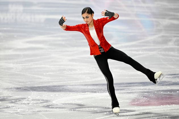 Individual Neutral Athlete Adeliia Petrosian during the women s Figure skating, Eiskunstlauf short program in Milan during the Milano Cortina Winter Olympics on February 17, 2026. - EMMI KORHONEN Milano Italy jKJgnH3QuRo  Copyright: xEmmixKorhonenx jKJgnH3QuRo