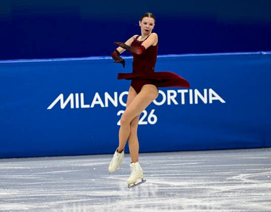 LKS 20260217 Individual Neutral Athlete Viktoriia Safonova during the women s Figure skating, Eiskunstlauf short program in Milan during the Milano Cortina Winter Olympics on February 17, 2026. - EMMI KORHONEN Milano Italy pIfKuhX6rGU  Copyright: xEmmixKorhonenx pIfKuhX6rGU