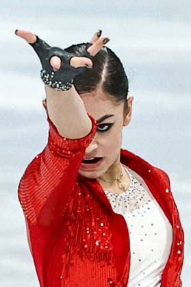 ITALY, MILAN - FEBRUARY 17, 2026: AIN athlete Adeliia Petrosian from Russia performs her routine in the women s singles short programme at the 2026 Winter Olympic Games, Olympische Spiele, Olympia, OS at Milano Ice Skating Arena. Mikhail Tereshchenko TASS  88857281