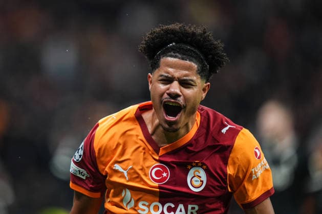 Galatasaray v Juventus - UEFA Champions League ISTANBUL, TURKIYE - FEBRUARY 17: Gabriel Sara (8) of Galatasaray celebrates after scoring a goal during the UEFA Champions League round of 16 play-off first-leg match between Juventus and Galatasaray at RAMS Park stadium in Istanbul, Turkiye on February 17, 2026. Hakan Akgun Anadolu Istanbul Turkey. Editorial use only. Please get in touch for any other usage.  Copyright: x2026xAnadoluxHakanxAkgunx