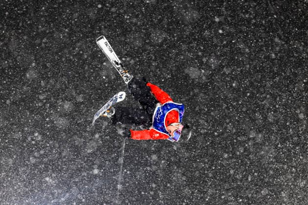OLYMPICS - Winter Olympic Games, Olympische Spiele, Olympia, OS Milano Cortina 2026 LIVIGNO,ITALY,17.FEB.26 - OLYMPICS, FREE SKI, FREESTYLE SKIING - Winter Olympic Games Milano Cortina 2026, big air, men, final. Image shows Matej Svancer (AUT).  GEPAxpictures xWolfgangxGrebien