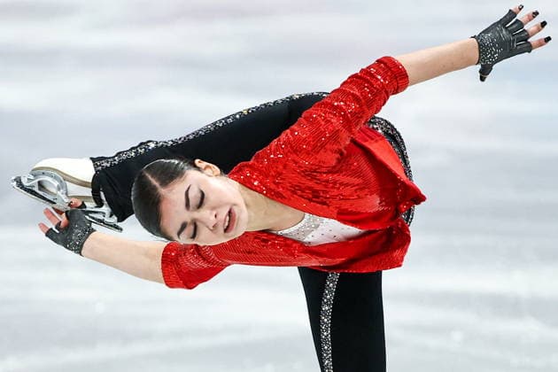 ITALY, MILAN - FEBRUARY 17, 2026: AIN athlete Adeliia Petrosian from Russia performs her routine in the women s singles short programme at the 2026 Winter Olympic Games, Olympische Spiele, Olympia, OS at Milano Ice Skating Arena. Mikhail Tereshchenko TASS  88857416
