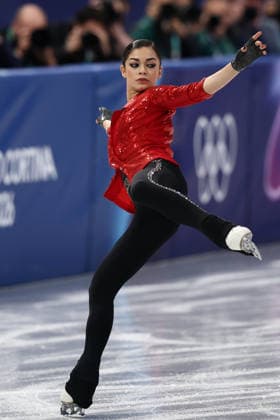 Milano Cortina 2026 Winter Olympics MILAN, ITALY - FEBRUARY 17: Adeliia Petrosian of AIN performs during the Women s Single Skating Short Program in the Figure skating, Eiskunstlauf at the Milano Cortina 2026 Winter Olympic Games, Olympische Spiele, Olympia, OS at Milano Ice Skating Arena on February 17, 2026 in Milan, Italy. Shunik Denisovich Anadolu Milan Italy. Editorial use only. Please get in touch for any other usage.  Copyright: x2026xAnadoluxShunikxDenisovichx