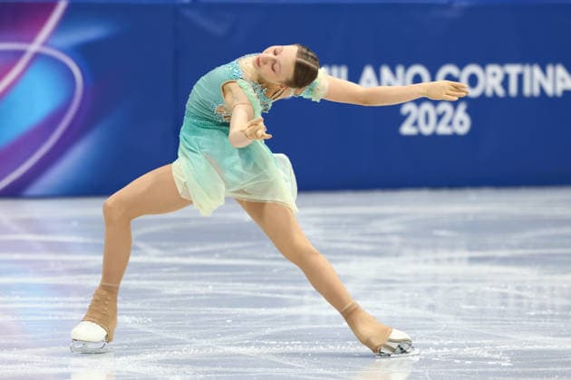 February 17, 2026, Milan, Lombardy, Italy: MEDA VARIAKOJYTE of Lithuania skates her Women s Single Skating free program in the Figure skating, Eiskunstlauf at the Milano Cortina 2026 Winter Olympic Games, Olympische Spiele, Olympia, OS Olympics 2026: Milano Cortina: Figure Skating Women Single Skating  - ZUMAc179 20260217_oly_c179_118 Copyright: xMickaelxChavetx