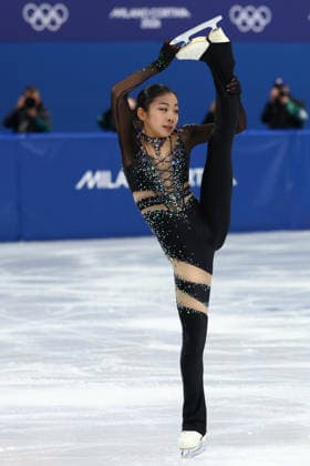 February 17, 2026, Milan, Lombardy, Italy: ZHANG RUIYANG of China skates her Women s Single Skating free program in the Figure skating, Eiskunstlauf at the Milano Cortina 2026 Winter Olympic Games, Olympische Spiele, Olympia, OS Olympics 2026: Milano Cortina: Figure Skating Women Single Skating  - ZUMAc179 20260217_oly_c179_174 Copyright: xMickaelxChavetx