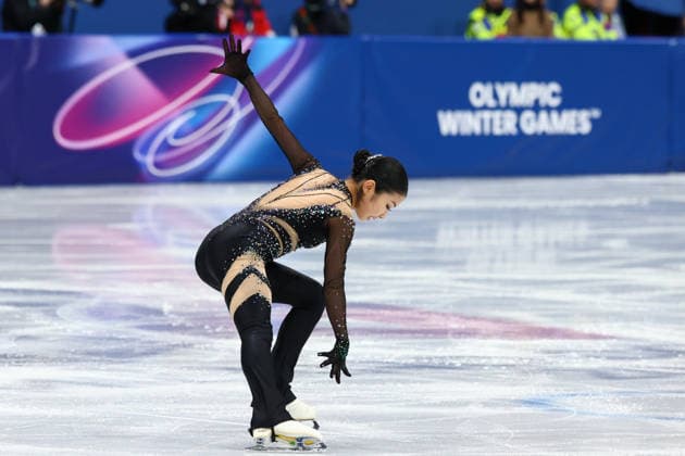 February 17, 2026, Milan, Lombardy, Italy: ZHANG RUIYANG of China skates her Women s Single Skating free program in the Figure skating, Eiskunstlauf at the Milano Cortina 2026 Winter Olympic Games, Olympische Spiele, Olympia, OS Olympics 2026: Milano Cortina: Figure Skating Women Single Skating  - ZUMAc179 20260217_oly_c179_176 Copyright: xMickaelxChavetx