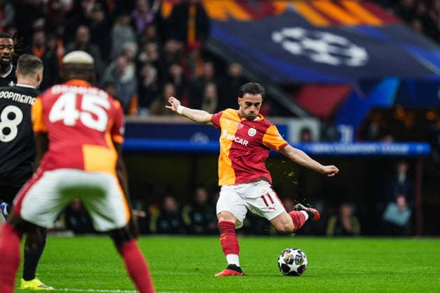 Galatasaray v Juventus - UEFA Champions League ISTANBUL, TURKIYE - FEBRUARY 17: Yunus Akgun of Galatasaray in action during UEFA Champions League last 16 playoff round first leg football match between Galatasaray and Juventus at RAMS Park in Istanbul, Turkiye on February 17, 2026. Hakan Akgun Anadolu Istanbul Turkey. Editorial use only. Please get in touch for any other usage.  Copyright: x2026xAnadoluxHakanxAkgunx