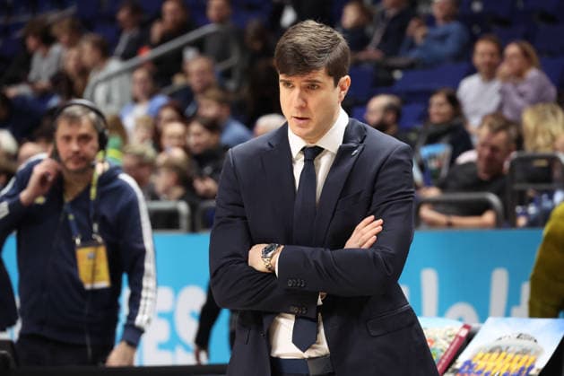 DEU, easyCredit BBL, ALBA vs. Hamburg, 17 02 2026, Uber Arena, Berlin, DEU, easyCredit BBL, ALBA vs. Hamburg, in the picture CHEFTRAINER Pedro Calles ALBA Berlin nordphotoxGmbHx xEngler nph00076