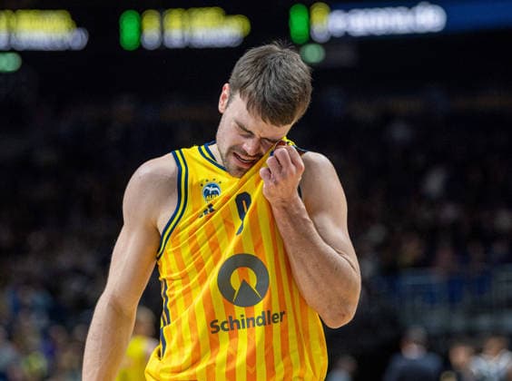 Basketball, Men, Season 2025 2026, easyCredit BBL 21 Matchday , Alba Berlin Hamburg Towers, Jonas Mattiseck Alba , 17 02 2026, Copyright: xSebastianxRäppold MatthiasxKochx