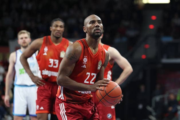 Isiaha Mike FC Bayern Basketball, 22 , GER, FC Bayern Basketball vs Skyliners Frankfurt, Basketball, easycredit Basketball Bundesliga, 21 Matchday, Season 2025 2026, 17 02 2026, GER, FC Bayern Basketball vs Skyliners Frankfurt, Basketball, easycredit Basketball Bundesliga, 21 Matchday, Season 2025 2026, 17 02 2026 Munich Copyright: xEibner-Pressefoto JennixMaulx EP_JML