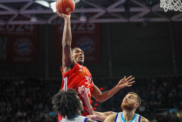 David McCormack FC Bayern Basketball, 33 , GER, FC Bayern Basketball vs Skyliners Frankfurt, Basketball, easycredit Basketball Bundesliga, 21 Matchday, Season 2025 2026, 17 02 2026, GER, FC Bayern Basketball vs Skyliners Frankfurt, Basketball, easycredit Basketball Bundesliga, 21 Matchday, Season 2025 2026, 17 02 2026 Munich Copyright: xEibner-Pressefoto JennixMaulx EP_JML