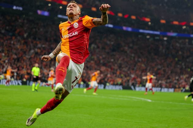 2026-02-17 Galatasaray SK v Juventus FC - UEFA Champions League 2025 26 League Knockout Play-off First Leg ISTANBUL, TURKEY - FEBRUARY 17: Noa Lang of Galatasaray SK during the UEFA Champions League 2025 26 League Knockout Play-off First Leg match between Galatasaray SK and Juventus FC at Rams Park Stadium on February 17, 2026 in Istanbul, Turkey. (Photo by BSR Agency) Istanbul Turkey Content not available for redistribution in The Netherlands directly or indirectly through any third parties. Copyright: xBSRxAgencyx