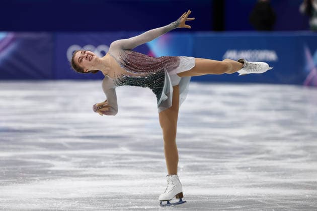 Milano Cortina 2026 Winter Olympics MILAN, ITALY - FEBRUARY 17: Olga Mikutina of Austria performs during the Figure skating, Eiskunstlauf Women Single Skating Short Program at the Milano Cortina 2026 Winter Olympic Games, Olympische Spiele, Olympia, OS at Milano Ice Skating Arena on February 17, 2026 in Milan, Italy. Shunik Denisovich Anadolu Milan Italy. Editorial use only. Please get in touch for any other usage.  Copyright: x2026xAnadoluxShunikxDenisovichx