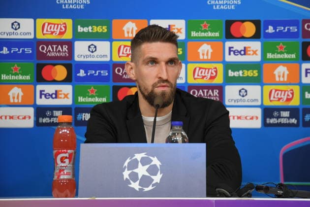 Football, CL, Bayer 04 Leverkusen, Press conference