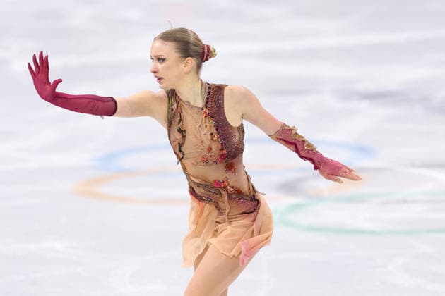Winter Olympics - Women s Single Figure skating, Eiskunstlauf Short Program Alexandra Feigin of Bulgaria competes in the figure skating women s single skating short program during the Milano Cortina 2026 Winter Olympic Games, Olympische Spiele, Olympia, OS at Milano Ice Skating Arena in Milan, Italy on February 17, 2026. Photo by Alexis Jumeau ABACAPRESS.COM Milan Italy  Copyright: xJumeauxAlexis ABACAx