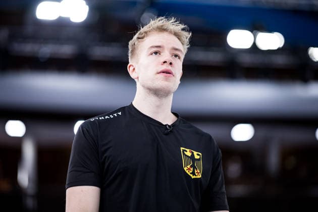 CORTINA, ITALY - FEBRUARY 17: Felix Messenzehl (Germany) during the Curling Men Germany vs Switzerland - Round Robin Session 10 at the Milano Cortina 2026 Olympics at Cortina Curling Olympic Stadium on day 11 of the Milano Cortina 2026 Olympics on February 17, 2026 in Cortina, Italy. Editorial use only. Italy Copyright: xSteffiexWunderlx