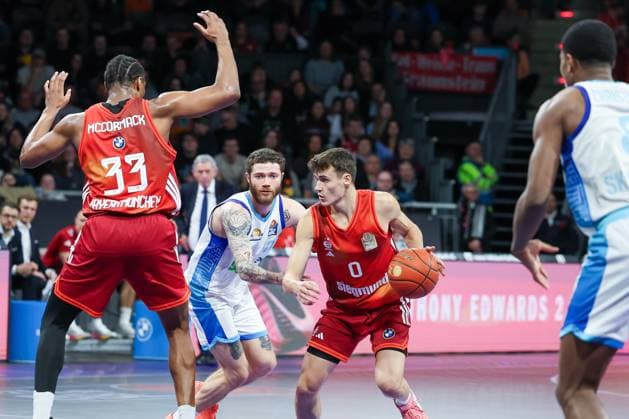 FC Bayern Muenchen Basketball vs Skyliners Frankfurt, easycredit BBL, BBL, Basketball, Men, Season 2025 2025, Regular Season, 21 Matchday, 17 02 2026 Muenchen Bayern Germany Copyright: xkolbert-press MartinxAgüerax