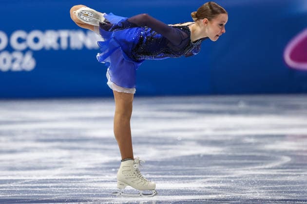 Milano Cortina 2026 Winter Olympics MILAN, ITALY - FEBRUARY 17: Mariia Seniuk of Israel performs during the Women s Single Skating Short Program in the Figure skating, Eiskunstlauf at the Milano Cortina 2026 Winter Olympic Games, Olympische Spiele, Olympia, OS at Milano Ice Skating Arena on February 17, 2026 in Milan, Italy. Shunik Denisovich Anadolu Milan Italy. Editorial use only. Please get in touch for any other usage.  Copyright: x2026xAnadoluxShunikxDenisovichx