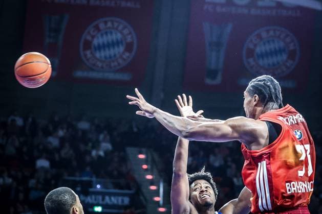 David McCormack 33 FC Bayern Muenchen Basketball in action, FC Bayern Muenchen Basketball vs Skyliners Frankfurt, easycredit BBL, BBL, Basketball, Men, Season 2025 2025, Regular Season, 21 Matchday, 17 02 2026 Muenchen Bayern Germany Copyright: xkolbert-press MartinxAgüerax