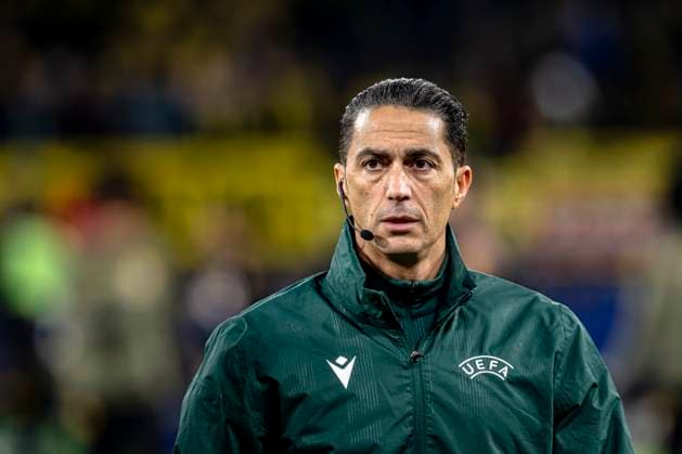 referee Serdar Gozubuyuk, during the match Borussia Dortmund vs Atalanta BC at the BVB Stadion Dortmund for the Champions League KO play offs 1st leg season 2025 2026 in DORTMUND, Germany on 17 february 2026 Photo by Stefan Koops EYE4IMAGES DeFodi Images