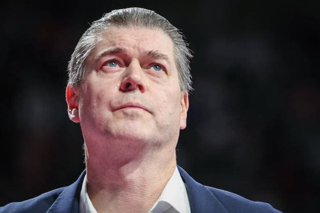 Head Coach Klaus Perwas Skyliners Frankfurt , FC Bayern Muenchen Basketball vs Skyliners Frankfurt, easycredit BBL, BBL, Basketball, Men, Season 2025 2025, Regular Season, 21 Matchday, 17 02 2026 Muenchen Bayern Germany Copyright: xkolbert-press MartinxAgüerax