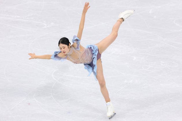 Winter Olympics - Women s Single Figure skating, Eiskunstlauf Short Program Haein Lee of Team Republic of Korea competes in the figure skating women s single skating short program during the Milano Cortina 2026 Winter Olympic Games, Olympische Spiele, Olympia, OS at Milano Ice Skating Arena in Milan, Italy on February 17, 2026. Photo by Alexis Jumeau ABACAPRESS.COM Milan Italy  Copyright: xJumeauxAlexis ABACAx