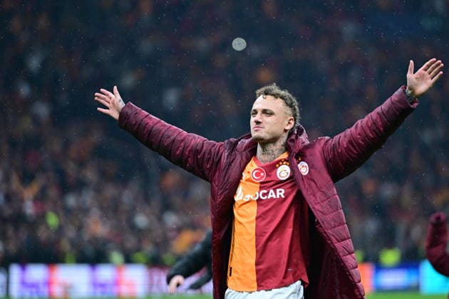 Galatasaray v Juventus - UEFA Champions League ISTANBUL, TURKIYE - FEBRUARY 17: Noa Lang of Galatasaray celebrates after winning the UEFA Champions League last 16 playoff round first leg football match between Galatasaray and Juventus at RAMS Park in Istanbul, Turkiye on February 17, 2026. Abdulhamid Hosbas Anadolu Istanbul Turkey. Editorial use only. Please get in touch for any other usage.  Copyright: x2026xAnadoluxAbdulhamidxHosbasx
