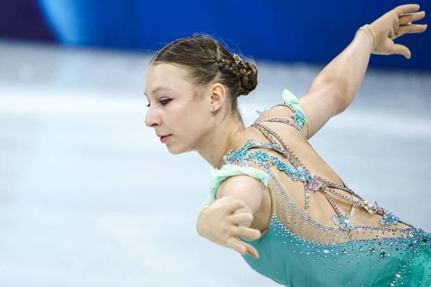ITALY, MILAN - FEBRUARY 17, 2026: Meda Variakojyte of Lithuania performs her routine in the women s singles short programme at the 2026 Winter Olympic Games, Olympische Spiele, Olympia, OS at Milano Ice Skating Arena 2026 Winter Olympics: Figure skating, Eiskunstlauf  - ZUMAt113 20260217_zaa_t113_482 Copyright: xMikhailxTereshchenkox