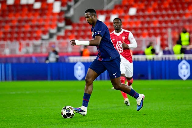 FOOTBALL : AS Monaco VS Paris Saint-Germain - UEFA Champions League - 17 02 2026 Willian Pacho (PSG) - UEFA Champions League match between AS Monaco and Paris Saint Germain on February 17, 2026 at the Louis II Stadium in Monaco. MonacoMonaco  Copyright: xWilliamxCannarellax