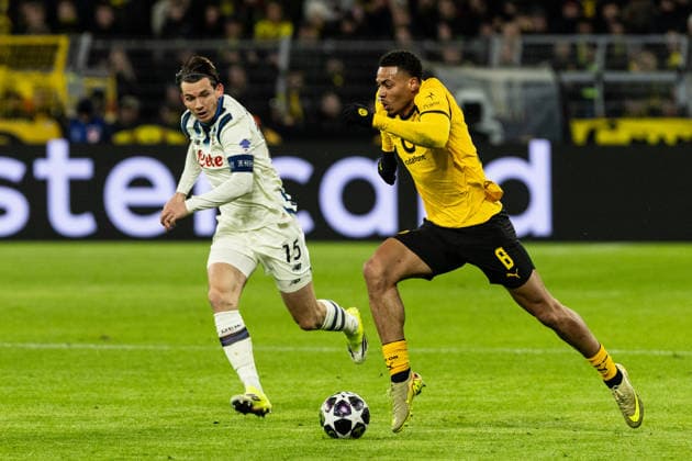 UEFA Champions League Borussia Dortmund Atalanta BC 17 02 2026 UEFA Champions League Borussia Dortmund Atalanta BC Signal Iduna Park, Dortmund 17 02 2026 Copyright: xBEAUTIFULxSPORTS Buriakovx