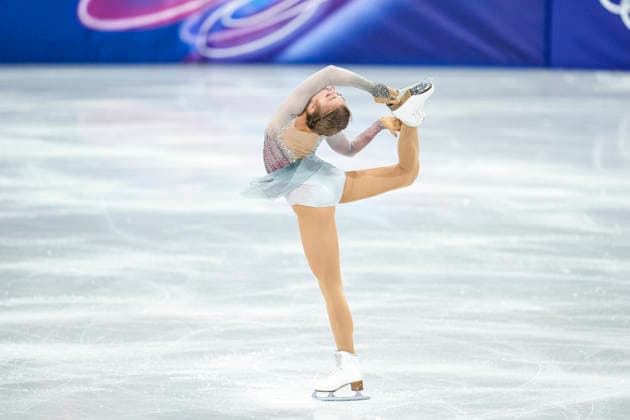 OLYMPICS - Winter Olympic Games, Olympische Spiele, Olympia, OS Milano Cortina 2026 MILAN,ITALY,17.FEB.26 - OLYMPICS, Figure skating, Eiskunstlauf - Winter Olympic Games Milano Cortina 2026, single skating, women. Image shows Olga Mikutina (AUT).  GEPAxpictures xRanjithxKumar