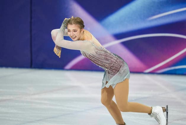 OLYMPICS - Winter Olympic Games, Olympische Spiele, Olympia, OS Milano Cortina 2026 MILAN,ITALY,17.FEB.26 - OLYMPICS, Figure skating, Eiskunstlauf - Winter Olympic Games Milano Cortina 2026, single skating, women. Image shows Olga Mikutina (AUT).  GEPAxpictures xRanjithxKumar