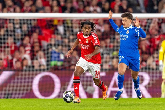 Leandro Barreiro seen during Champions League play off game between SL Benfica and Real Madrid CF (Maciej Rogowski Ball Raw Images) Lisbon Estadio da Luz Portugal Copyright: xMaciejxRogowskix ROG_BENvsRMA-132