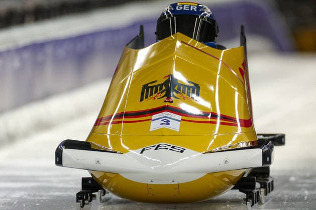 GIOCHI OLIMPICI - Olimpiadi Invernali Milano-Cortina 2026 - Bobsleigh 2-man Ger - Ammour Adam - Schaller Alexander during the Olympic Winter Milano-Cortina 2026, Bobsleigh 2-man on February 17, 2026 at Cortina Sliding Centre in Cortina, Italy Cortina D Ampezzo Italy  Copyright: xIPAxSport ABACAx