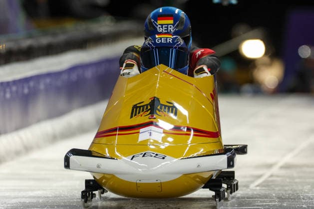 GIOCHI OLIMPICI - Olimpiadi Invernali Milano-Cortina 2026 - Bobsleigh 2-man Ger - Lochner Johannes - Fleischhauer Georg during the Olympic Winter Milano-Cortina 2026, Bobsleigh 2-man on February 17, 2026 at Cortina Sliding Centre in Cortina, Italy Cortina D Ampezzo Italy  Copyright: xIPAxSport ABACAx