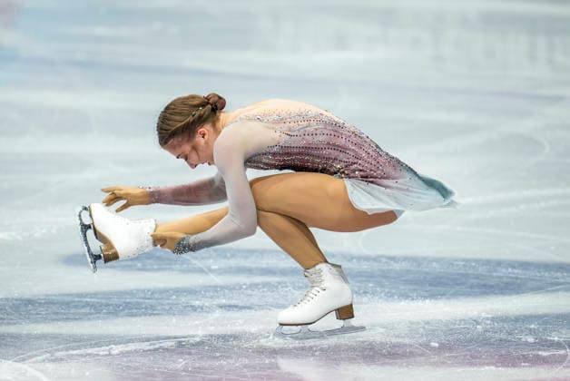 OLYMPICS - Winter Olympic Games, Olympische Spiele, Olympia, OS Milano Cortina 2026 MILAN,ITALY,17.FEB.26 - OLYMPICS, Figure skating, Eiskunstlauf - Winter Olympic Games Milano Cortina 2026, single skating, women. Image shows Olga Mikutina (AUT).  GEPAxpictures xRanjithxKumar