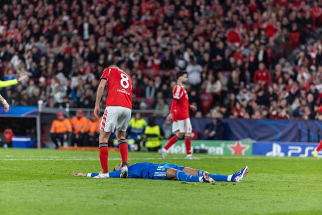 Kylian Mbappe ( Real Madrid ) in action during the match between SL Benfica and Real Madrid , valid for UEFA Champions League 2025 2026 at Estadio do Lisboa Benfica on 17 February 2026. Lisbon Estadio do Sport Lisboa Benfica Lisbon Portugal Copyright: xIMAGOx xPRIMExSPORTSxIMAGESx xFILIPExOLIVEIRAx
