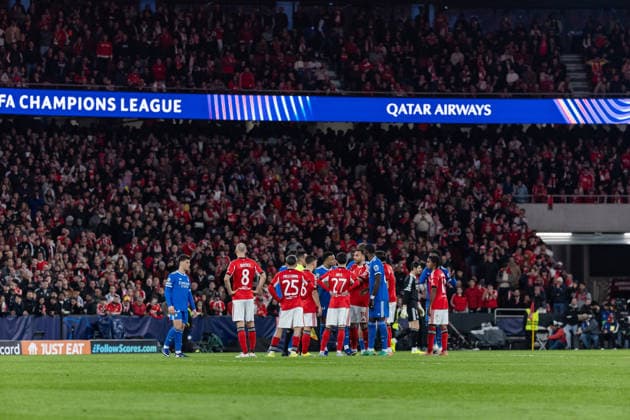 Game stop because of racism during the match between SL Benfica and Real Madrid , valid for UEFA Champions League 2025 2026 at Estadio do Lisboa Benfica on 17 February 2026. Lisbon Estadio do Sport Lisboa Benfica Lisbon Portugal Copyright: xIMAGOx xPRIMExSPORTSxIMAGESx xFILIPExOLIVEIRAx