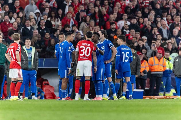 Game stop because of racism during the match between SL Benfica and Real Madrid , valid for UEFA Champions League 2025 2026 at Estadio do Lisboa Benfica on 17 February 2026. Lisbon Estadio do Sport Lisboa Benfica Lisbon Portugal Copyright: xIMAGOx xPRIMExSPORTSxIMAGESx xFILIPExOLIVEIRAx