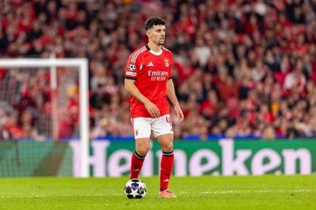 Tomas Araujo seen during Champions League play off game between SL Benfica and Real Madrid CF (Maciej Rogowski Ball Raw Images) Lisbon Estadio da Luz Portugal Copyright: xMaciejxRogowskix ROG_BENvsRMA-125